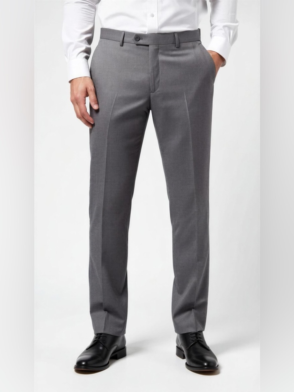 Hart Schaffner Marx, Dress Pants, Chicago classic fit, 34R Regular in Grey NWT